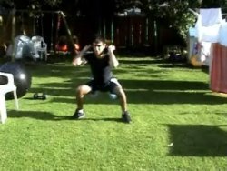 Dumbbell Wide Squat